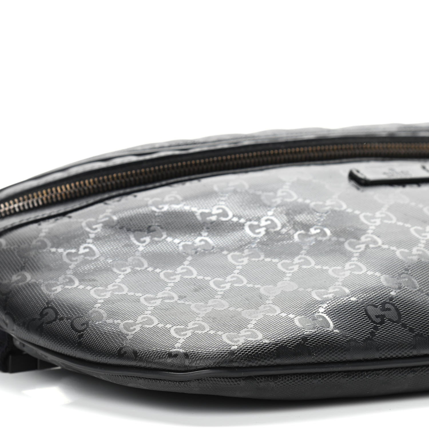 Gucci Imprime Monogram Belt Bag Black 9 of 11