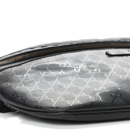 Gucci Imprime Monogram Belt Bag Black 9 of 11