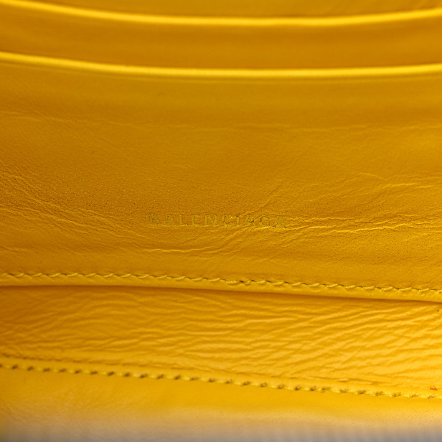 Balenciaga Shiny Day Calfskin Logo M Triangle Pouch Grey Blue White 7 of 10