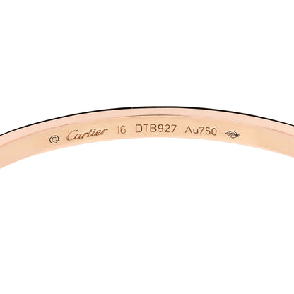 Cartier 18K Pink Gold Small LOVE Bracelet 16 5 of 8