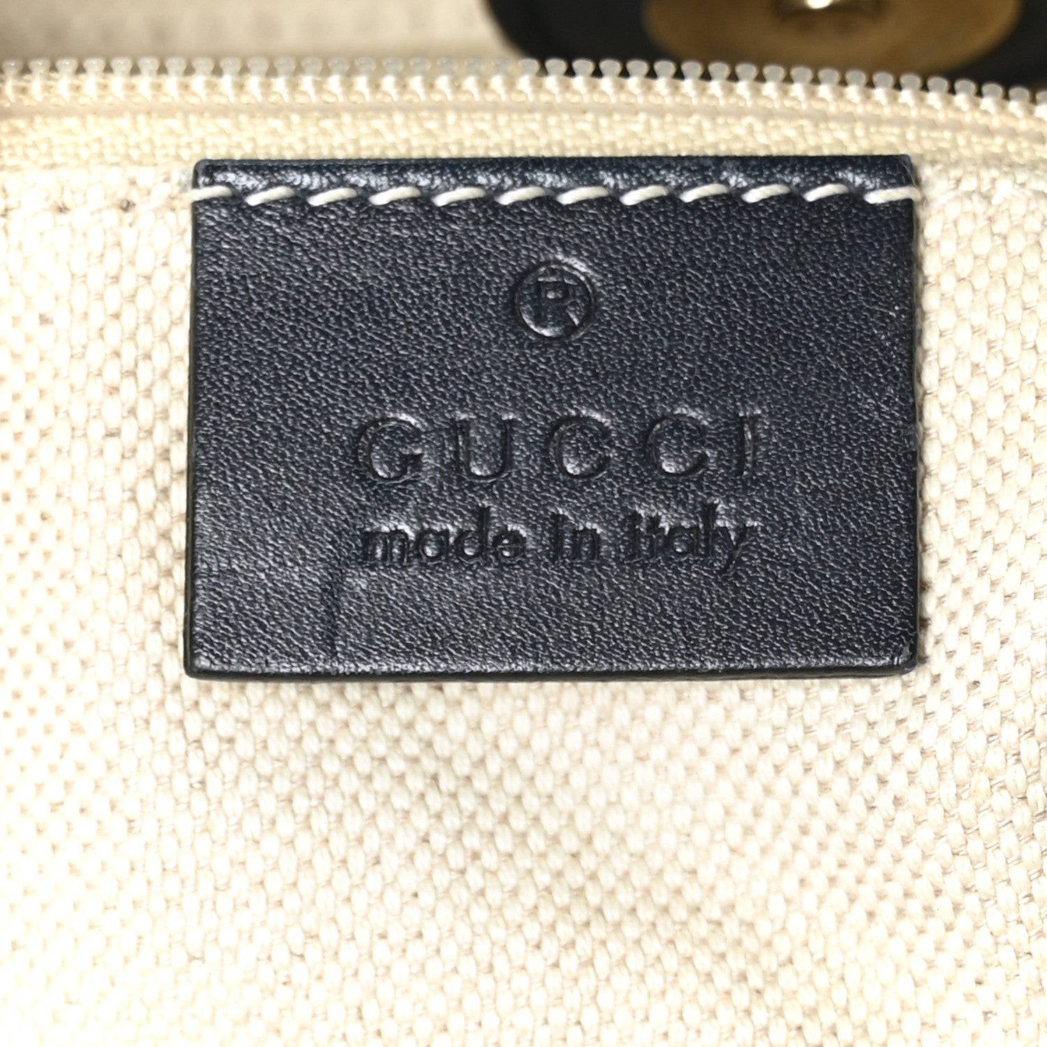 Gucci Monogram Calfskin Large Sukey Tote Beige Blue 6 of 10