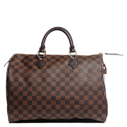 Louis Vuitton Damier Ebene Speedy 35 1 of 7