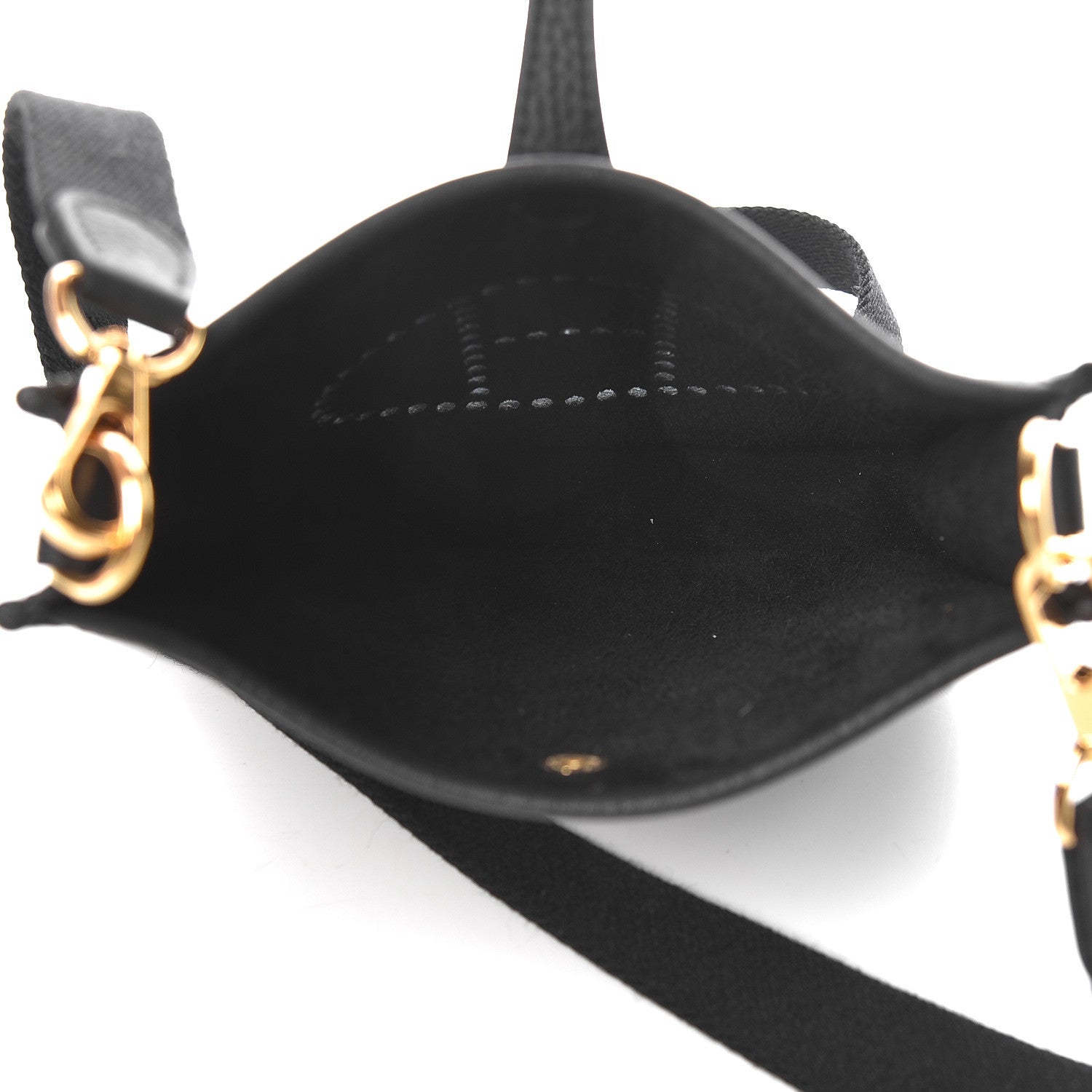 Hermes Taurillon Clemence Evelyne TPM Black 5 of 11