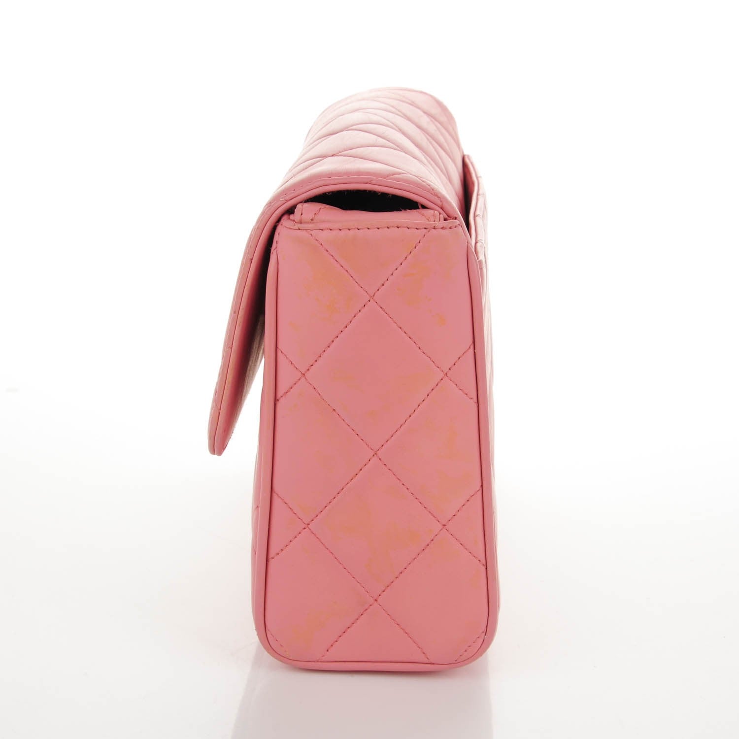 Chanel Lambskin Quilted CC Flap Pink 3 of 11