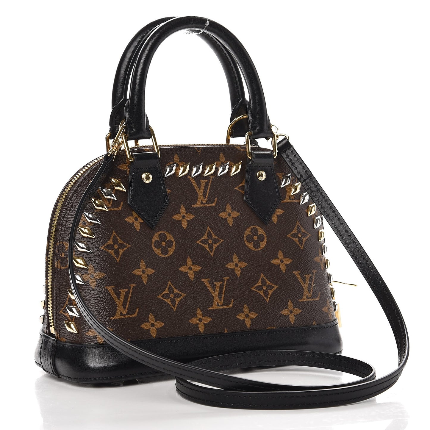 Monogram Macassar Studded Alma BB