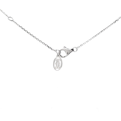 Cartier 18K White Gold Diamond XS D'Amour Pendant Necklace 4 of 6