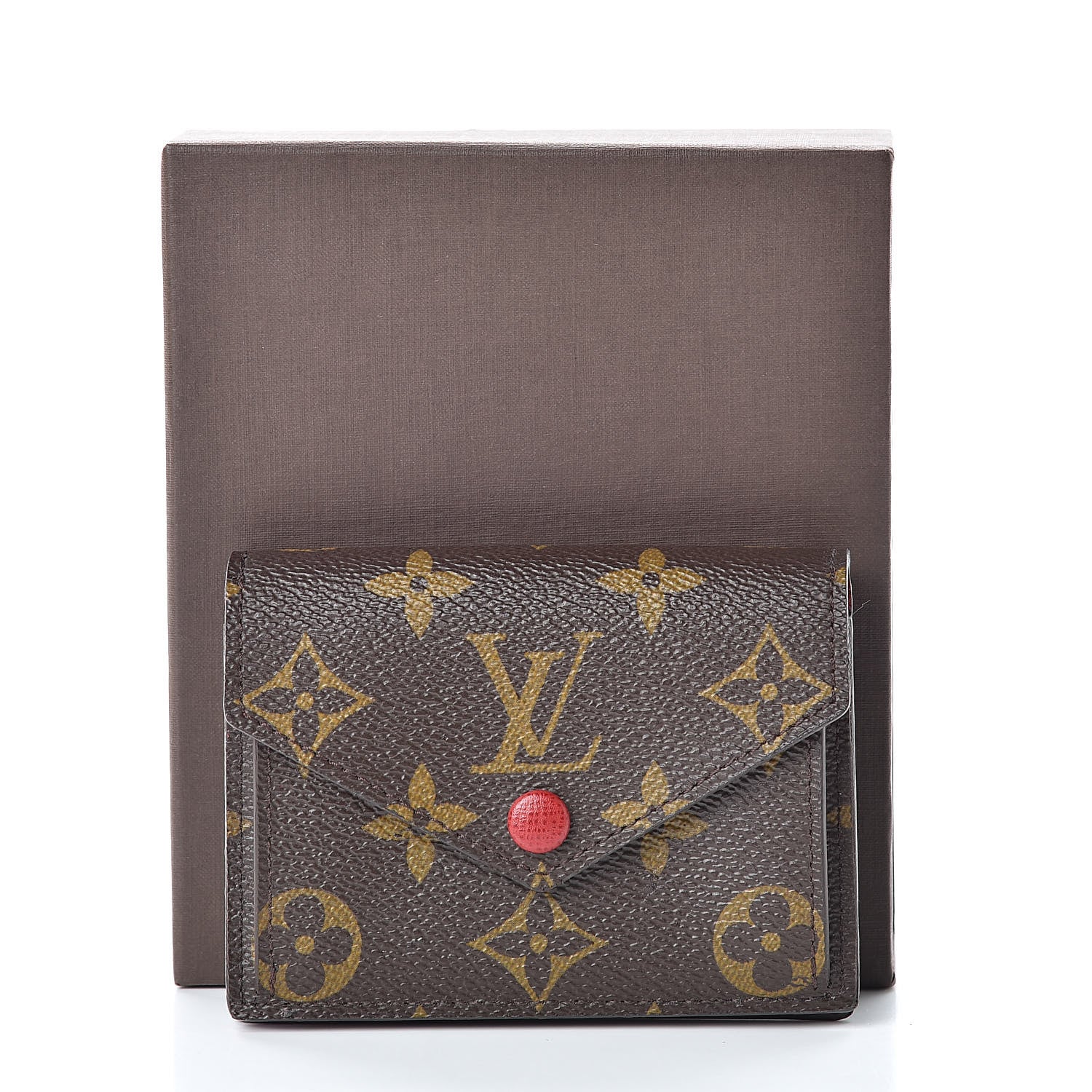 Louis Vuitton Monogram Compact Marie Wallet Rouge 8 of 8