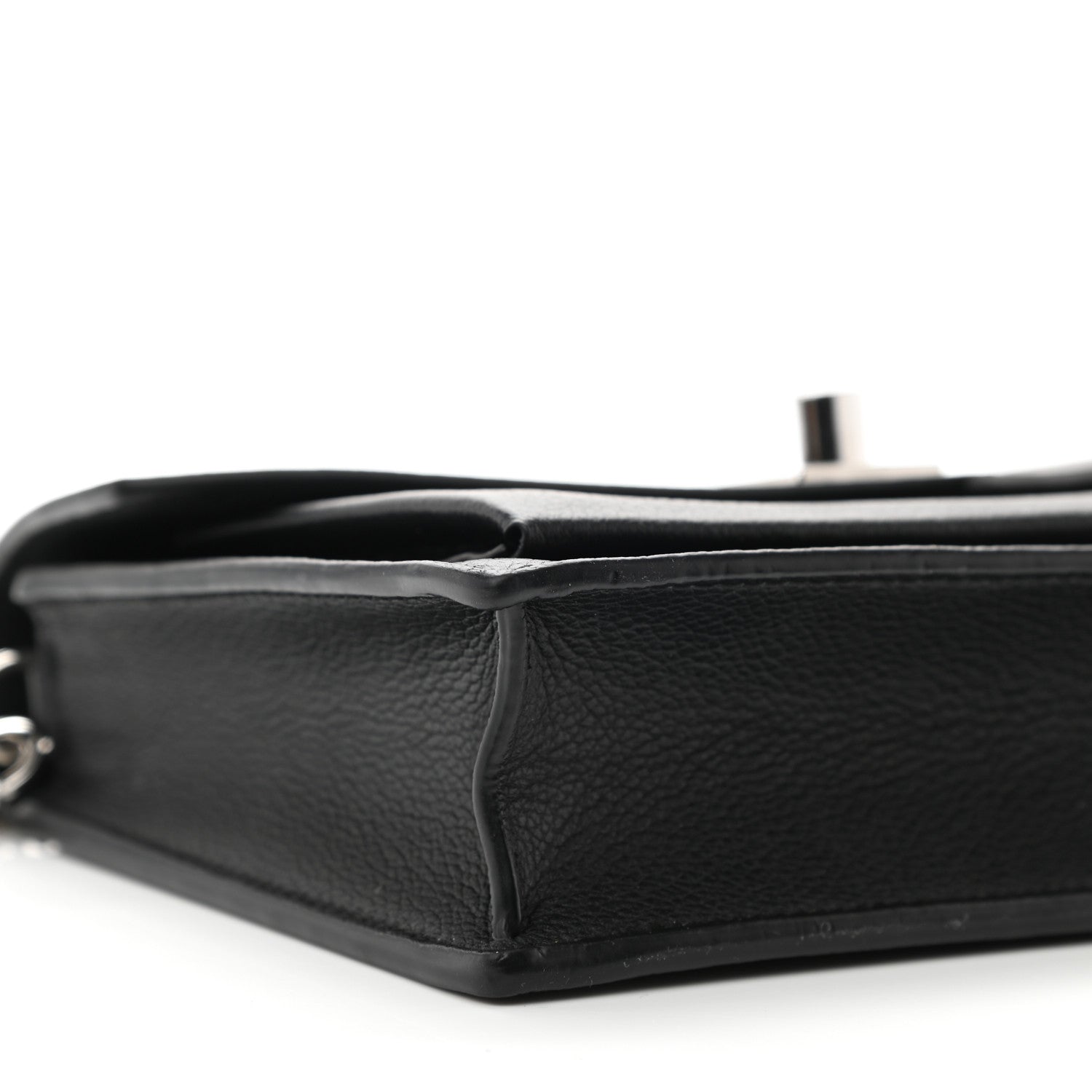 Louis Vuitton Soft Calfskin My Lockme Chain Pochette Black 9 of 10