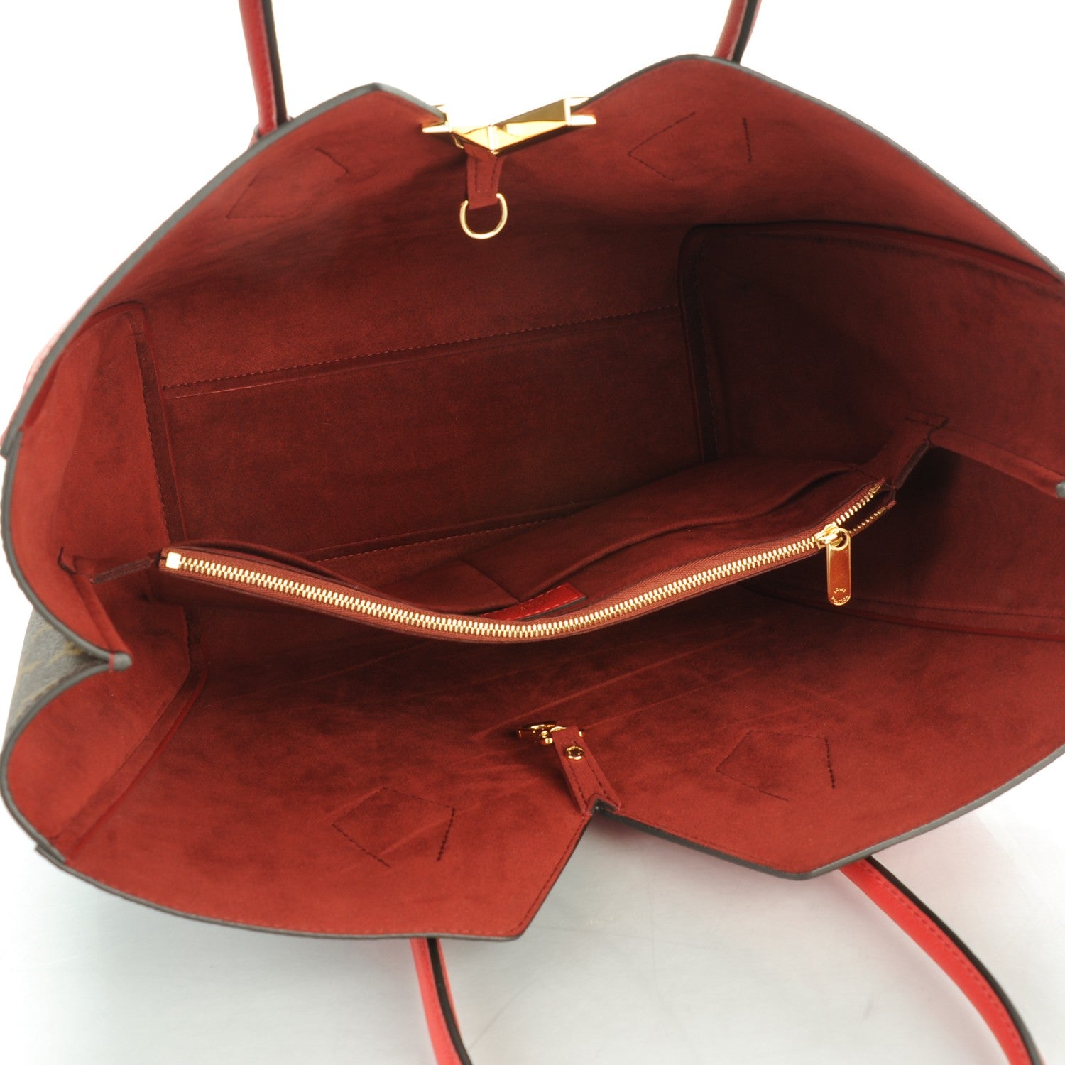 Louis Vuitton Calfskin Monogram Kimono Tote Cherry 5 of 7