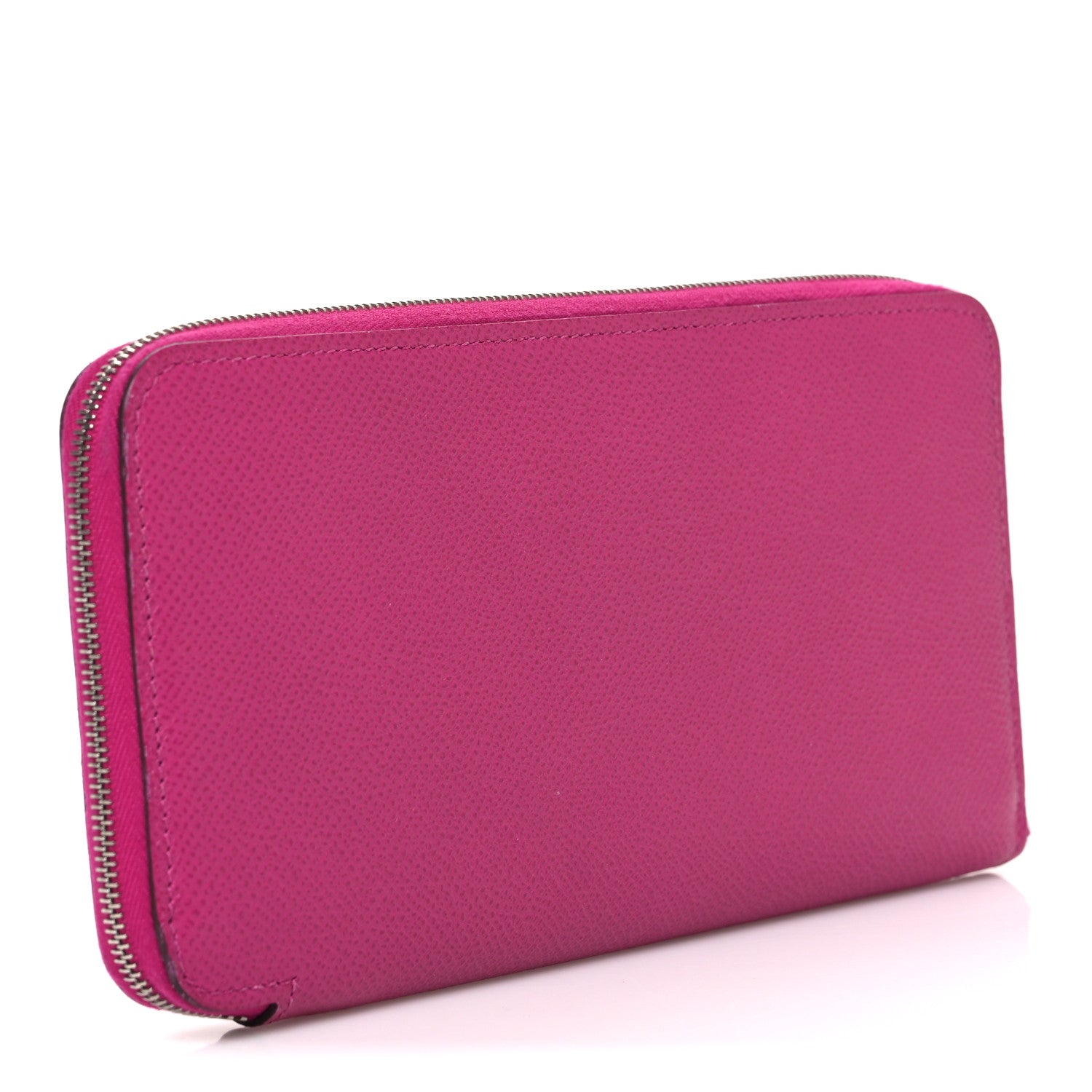Hermes Epsom Silk'In Wallet Rose Pourpre Bleu Lin 3 of 7