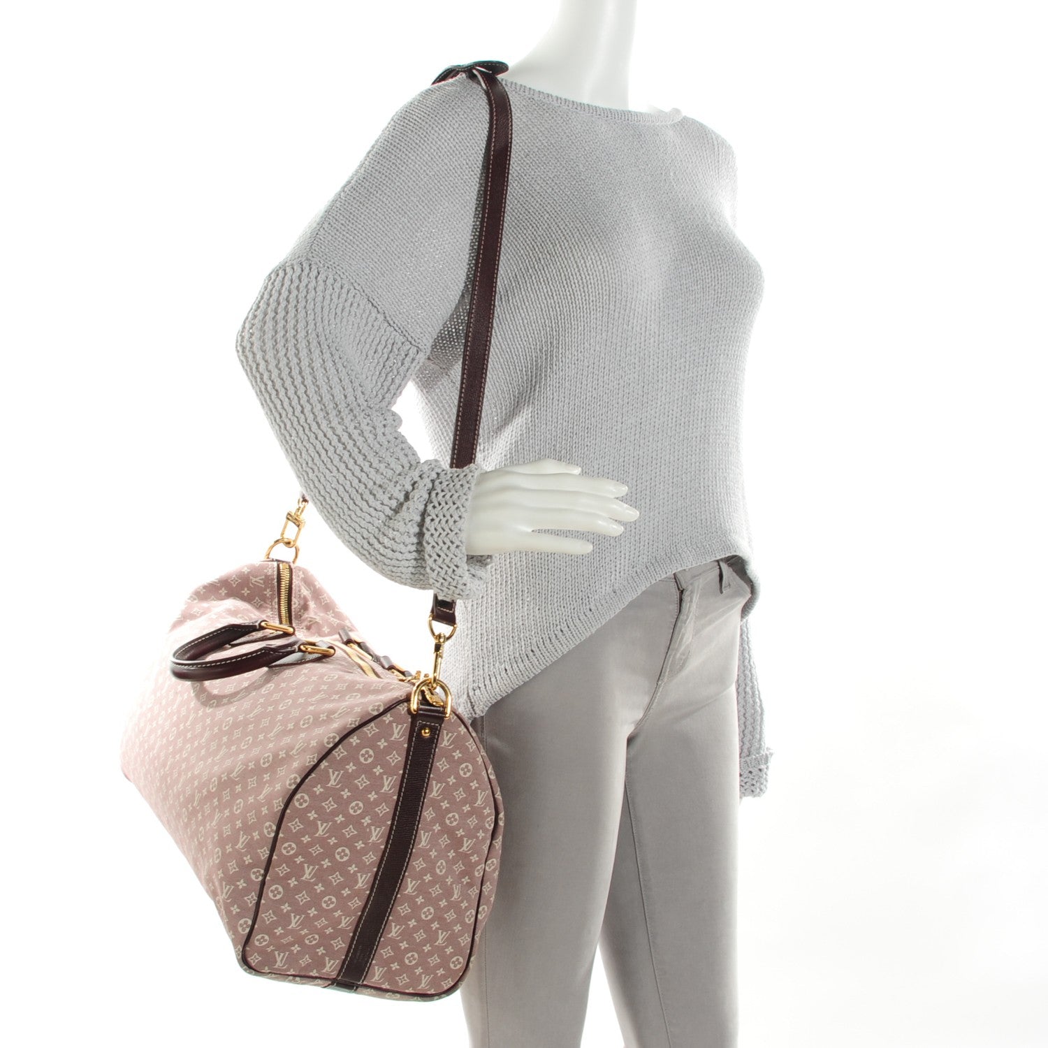Louis Vuitton Monogram Idylle Speedy Voyage Bandouliere 45 Sepia 2 of 7