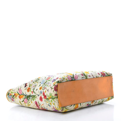 Gucci Canvas Large Floral Flora Joy Tote Yellow 4 of 17