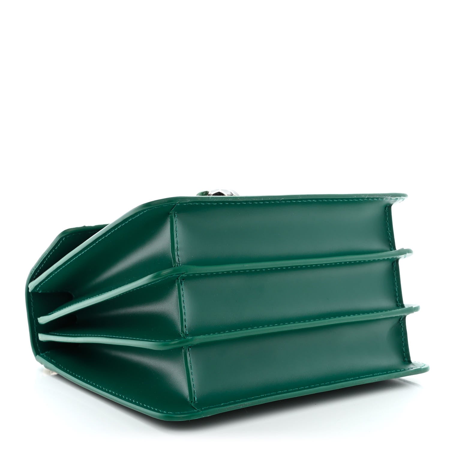 Bulgari Calfskin Galuchat Serpenti Forever Crossbody Emerald Green 5 of 10