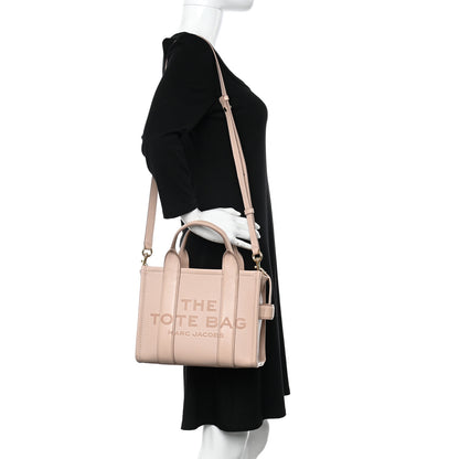 Marc Jacobs Grained Calfskin Small The Tote Bag Rose Dust 2 of 10