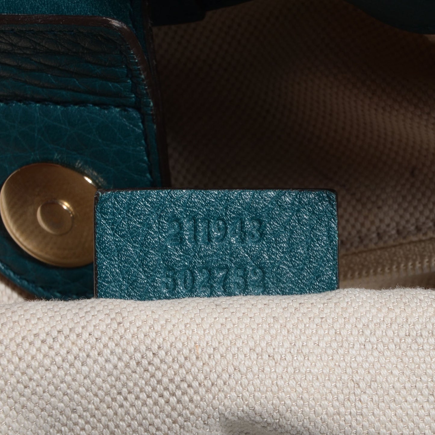 Monogram Large Sukey Tote Turquoise