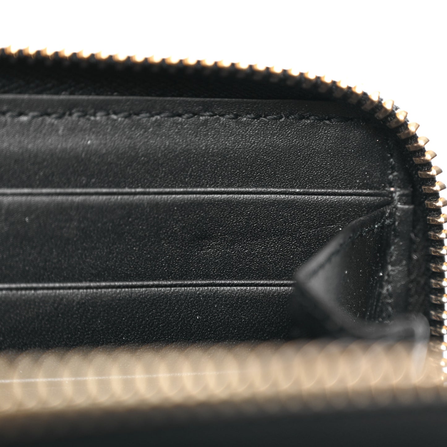 GG Supreme Monogram Bees Zip Around Wallet