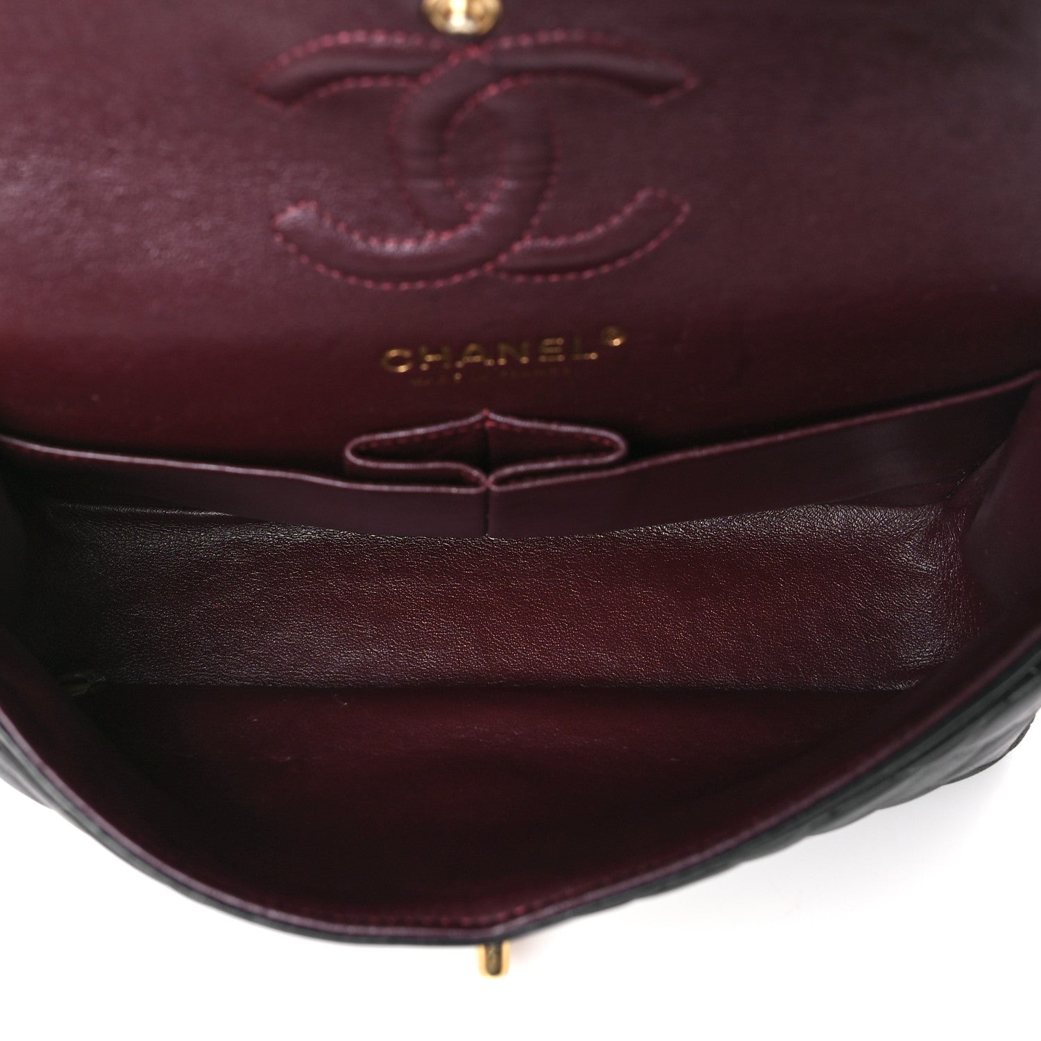 Chanel Lambskin Quilted Small Double Flap Black 5 of 9