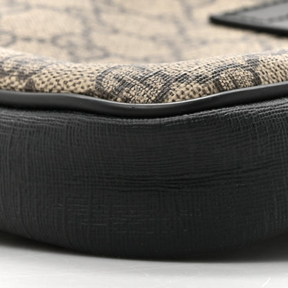 Gucci GG Supreme Monogram Web Belt Bag Black 10 of 16