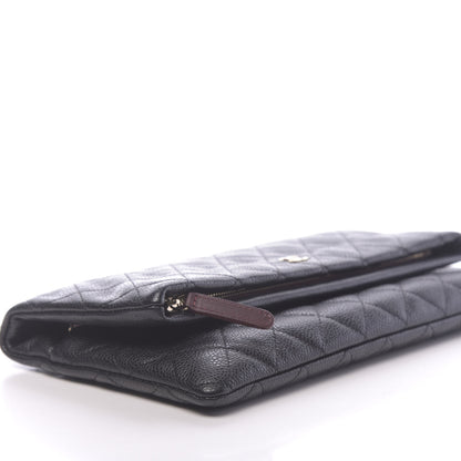 Chanel Caviar Quilted CC Beauty Clutch Black 9 of 10