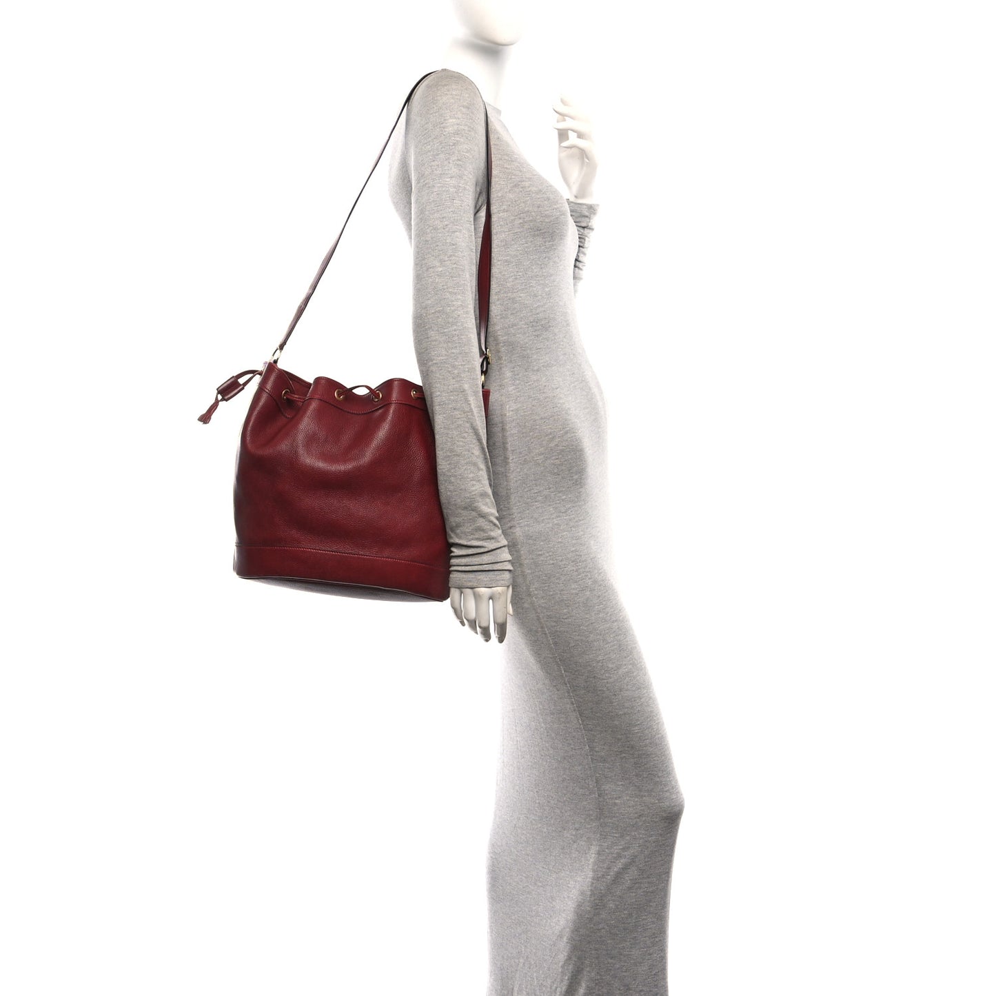 Ardennes Market Drawstring Bag 28 Rouge H