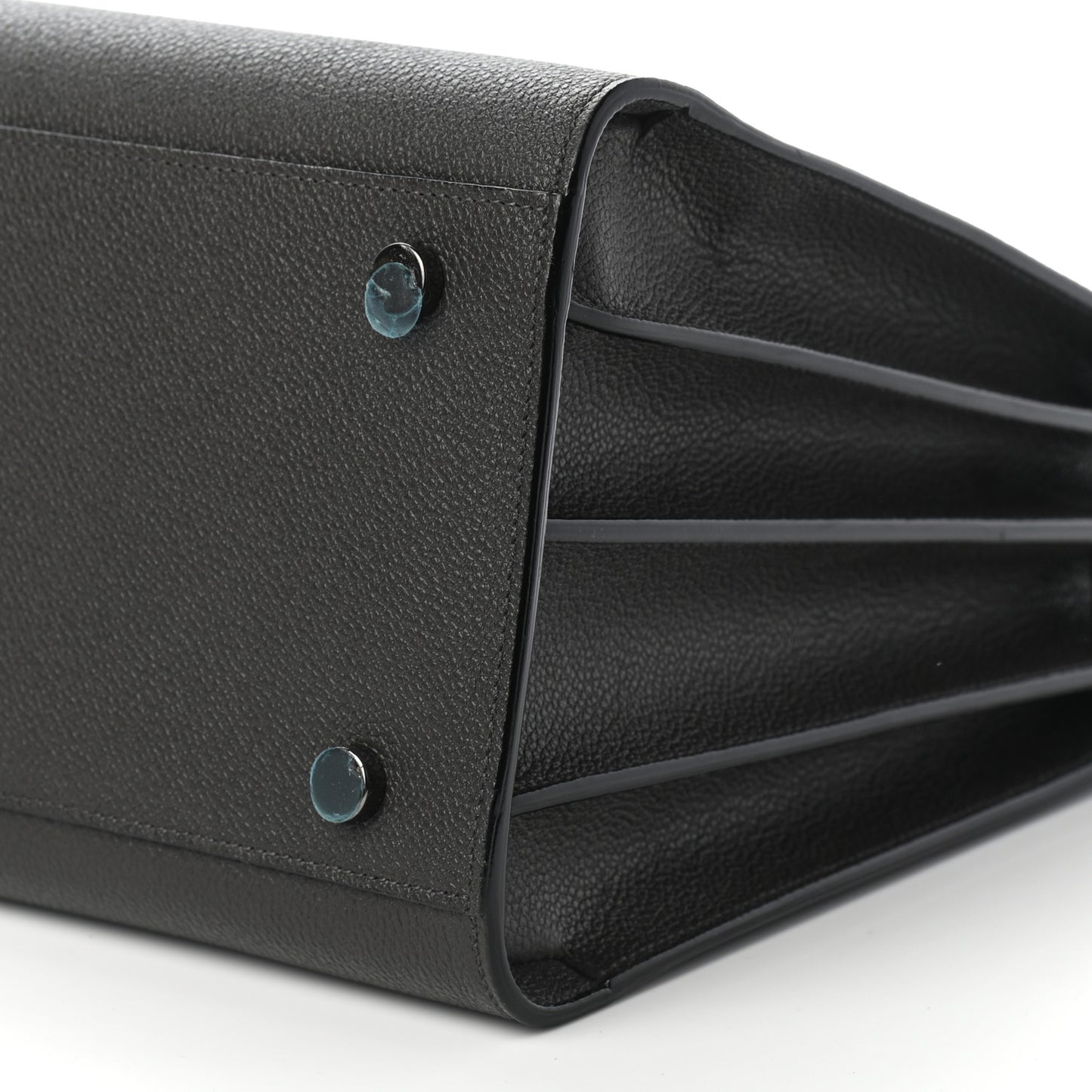 Grained Calfskin Small Sac De Jour Black
