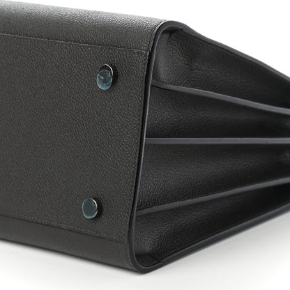 Saint Laurent Grained Calfskin Small Sac De Jour Black 9 of 9