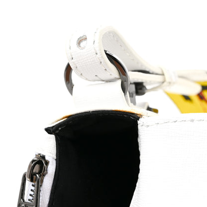 Off-White Calfskin Mini Binder Clip Bag White 12 of 15