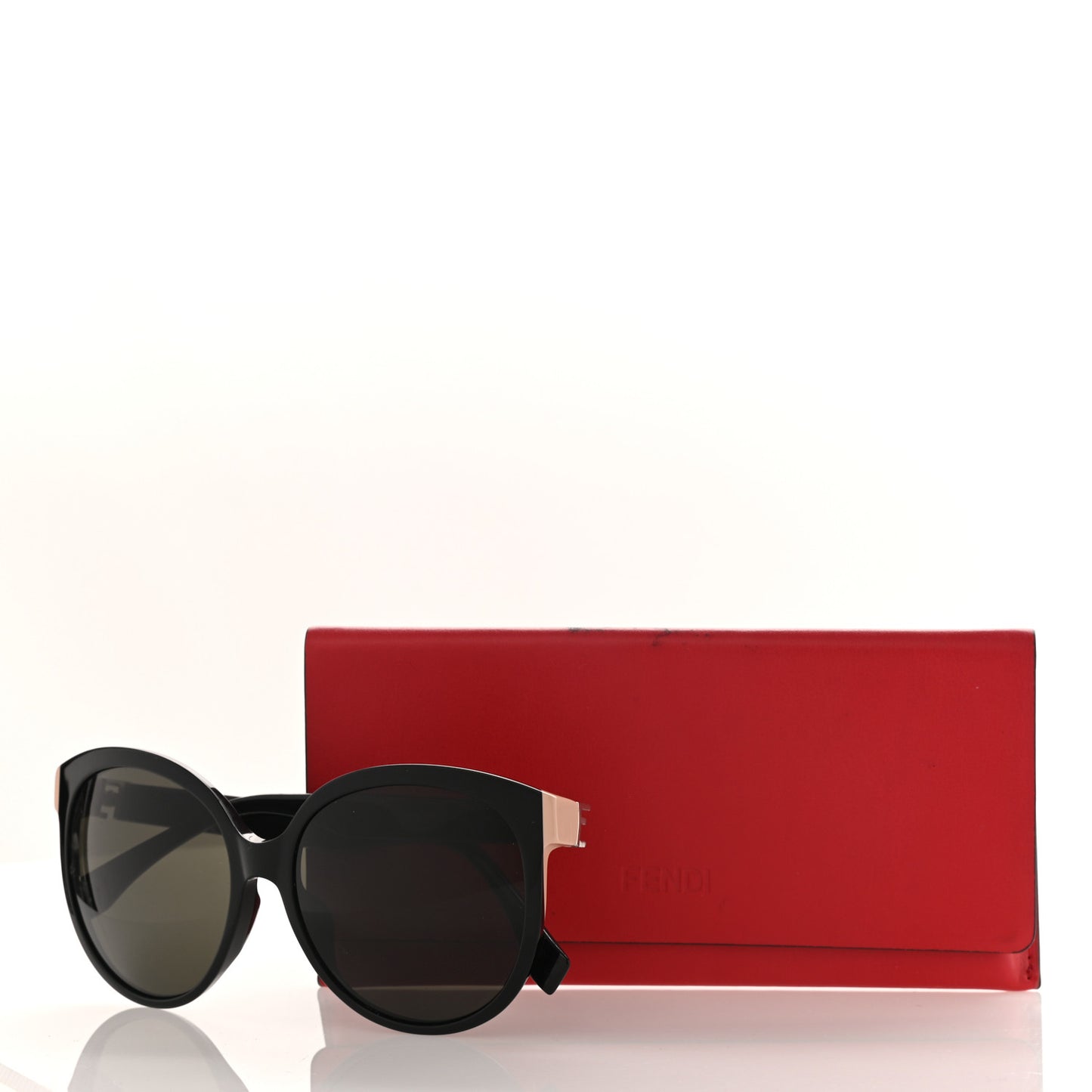 Acetate Cat Eye Sunglasses FF 0144/F/S Black