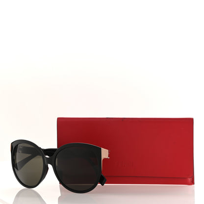 Fendi Acetate Cat Eye Sunglasses FF 0144/F/S Black 8 of 8