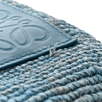 Loewe Raffia Mini Slit Tote Bag Blue 11 of 11