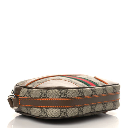 Gucci GG Supreme Monogram Web Small Shoulder Bag Brown 3 of 9