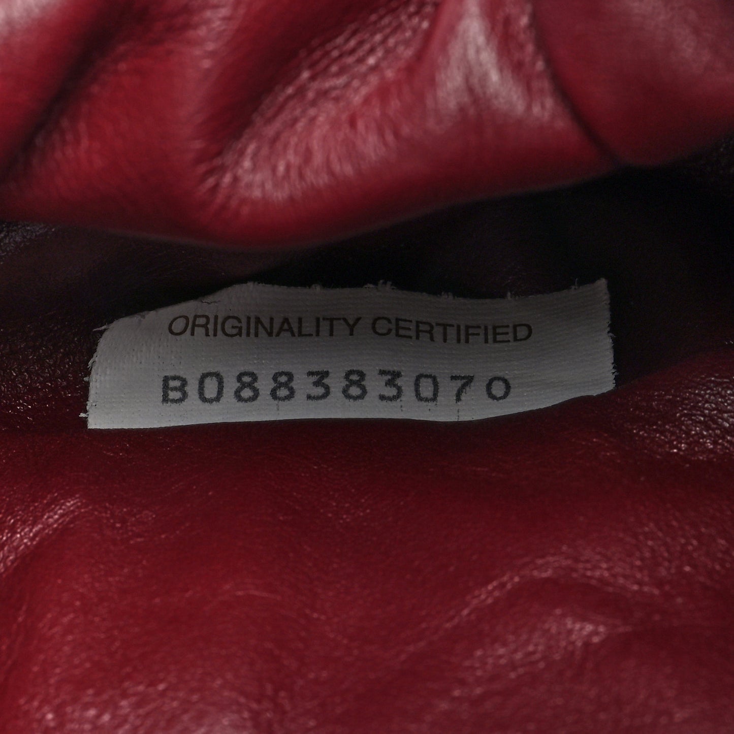 Butter Calfskin The Mini Pouch Bordeaux