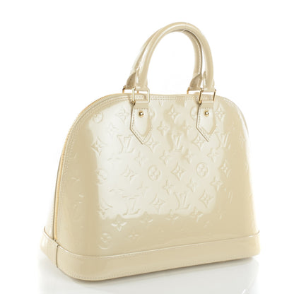 Louis Vuitton Vernis Alma PM Blanc Corail 3 of 7