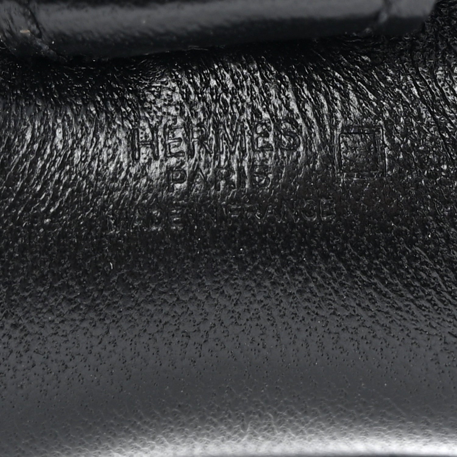 Hermes Milo Lambskin Matte Alligator Touch Grigri Rodeo Horse Bag Charm PM So Black 3 of 6