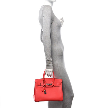 Hermes Epsom Birkin 30 Rose Jaipur 2 of 10