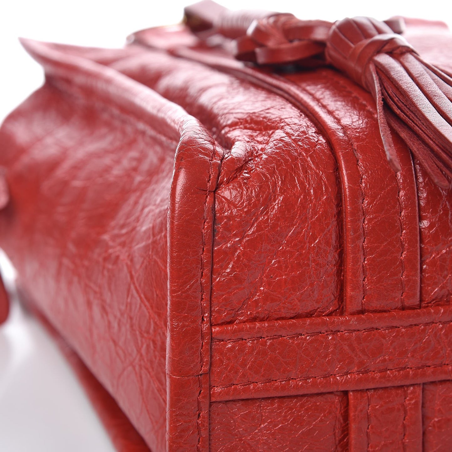 Agneau XS Bazar Shopper Tote Rouge Groseille