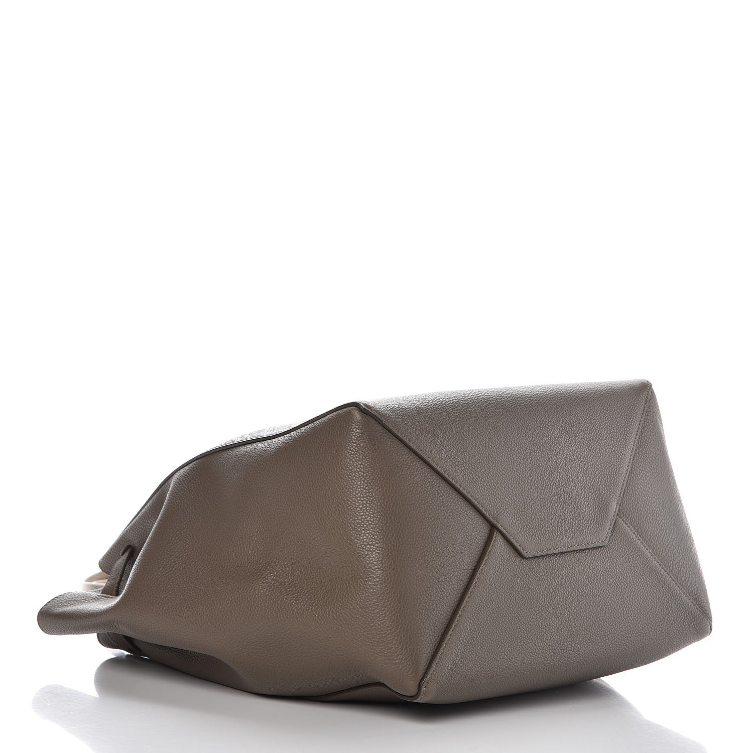 Celine Soft Grained Calfskin Small Belt Cabas Phantom Taupe 4 of 14