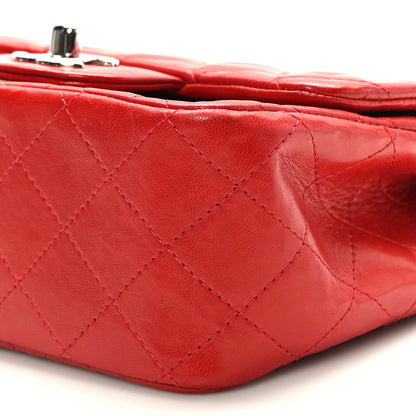 Chanel Lambskin Quilted Mini Square Flap Red 10 of 10