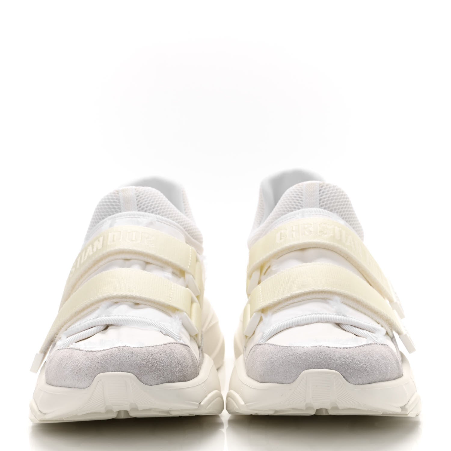 Christian Dior Technical Fabric Camouflage Womens D-Wander Sneakers 39 White 2 of 9