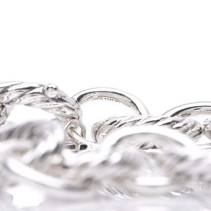 David Yurman Sterling Silver 10mm Medium Oval Link Bracelet 5 of 5
