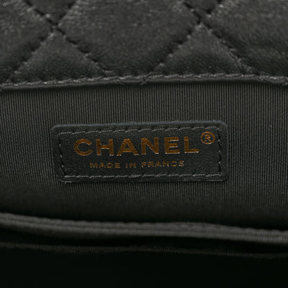 Chanel Calfskin Quilted XXL Travel Flap Bag Black 6 of 10