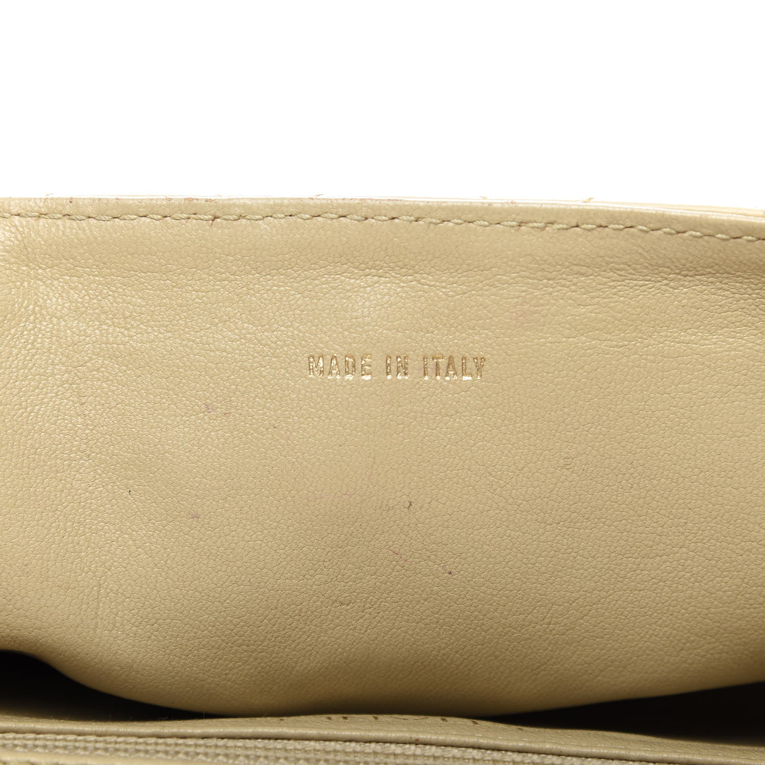 Chanel Lambskin Bekko Resin Small Single Flap Beige 10 of 11