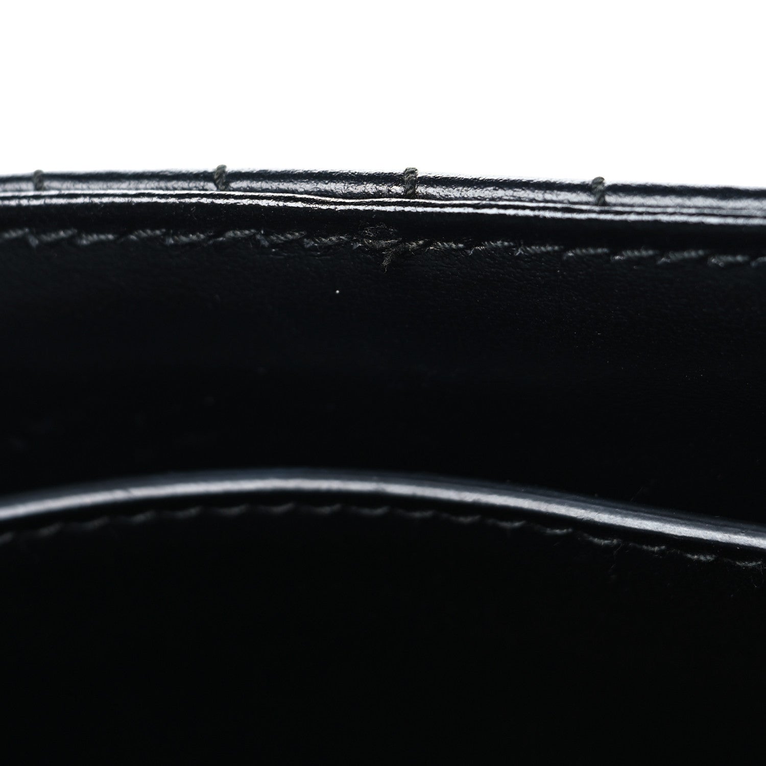 Prada Soft Calfskin Impunture Diagramme Large Chain Flap Shoulder Bag Black 11 of 11