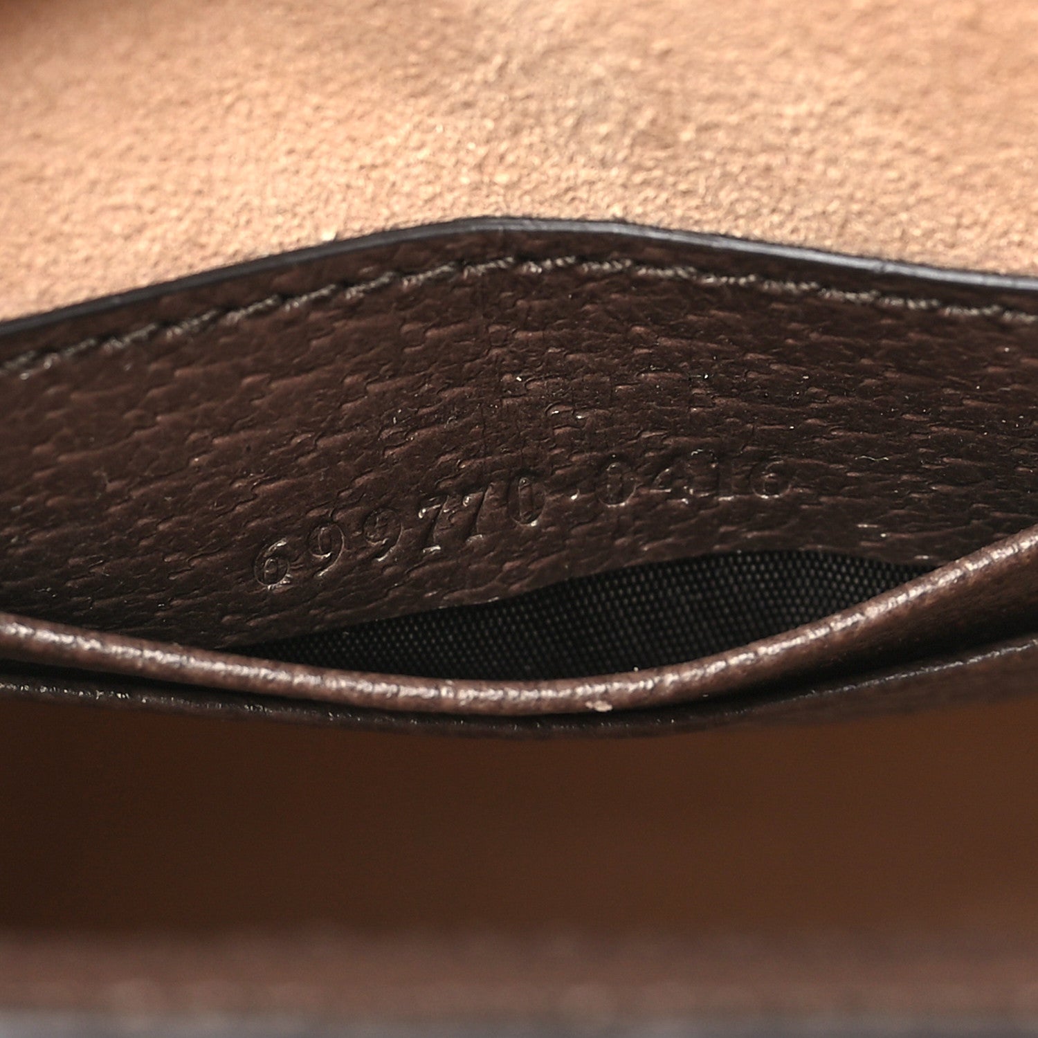 Gucci GG Supreme Monogram Textured Dollar Calfskin Web Mini Ophidia Top Slip Handle Crossbody Bag Beige Ebony New Acero 6 of 9