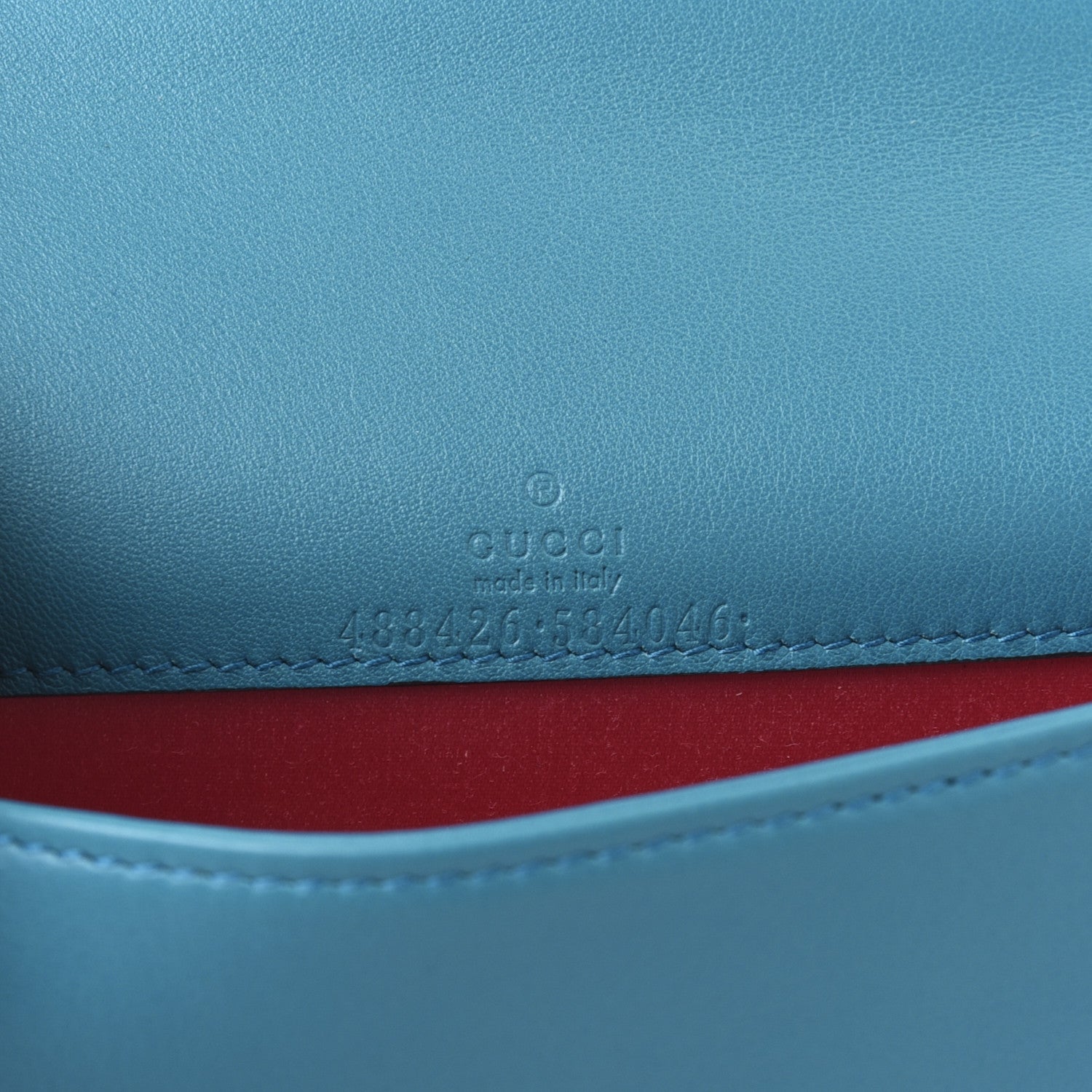 Gucci Velvet Matelasse GG Marmont Mini Bag Pavone Cyan 8 of 10