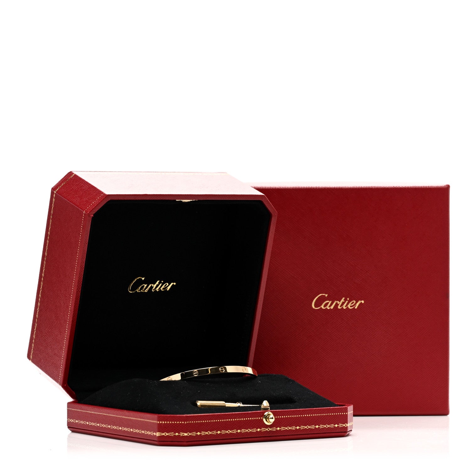 Cartier 18K Yellow Gold Small LOVE Bracelet 17 5 of 5