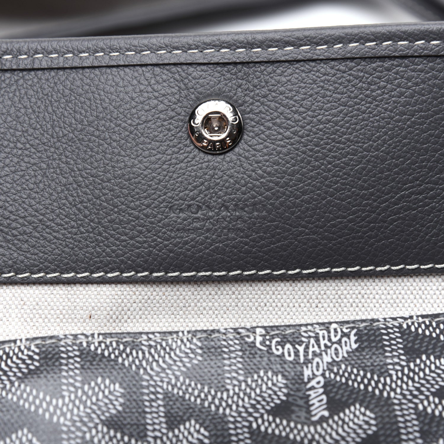 Goyard Goyardine Saint Louis GM Grey 8 of 12
