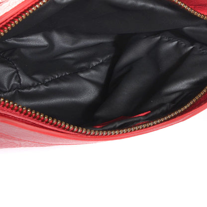 Balenciaga Agneau Porte Toilette Makeup Clutch Rouge Cardinal 5 of 10