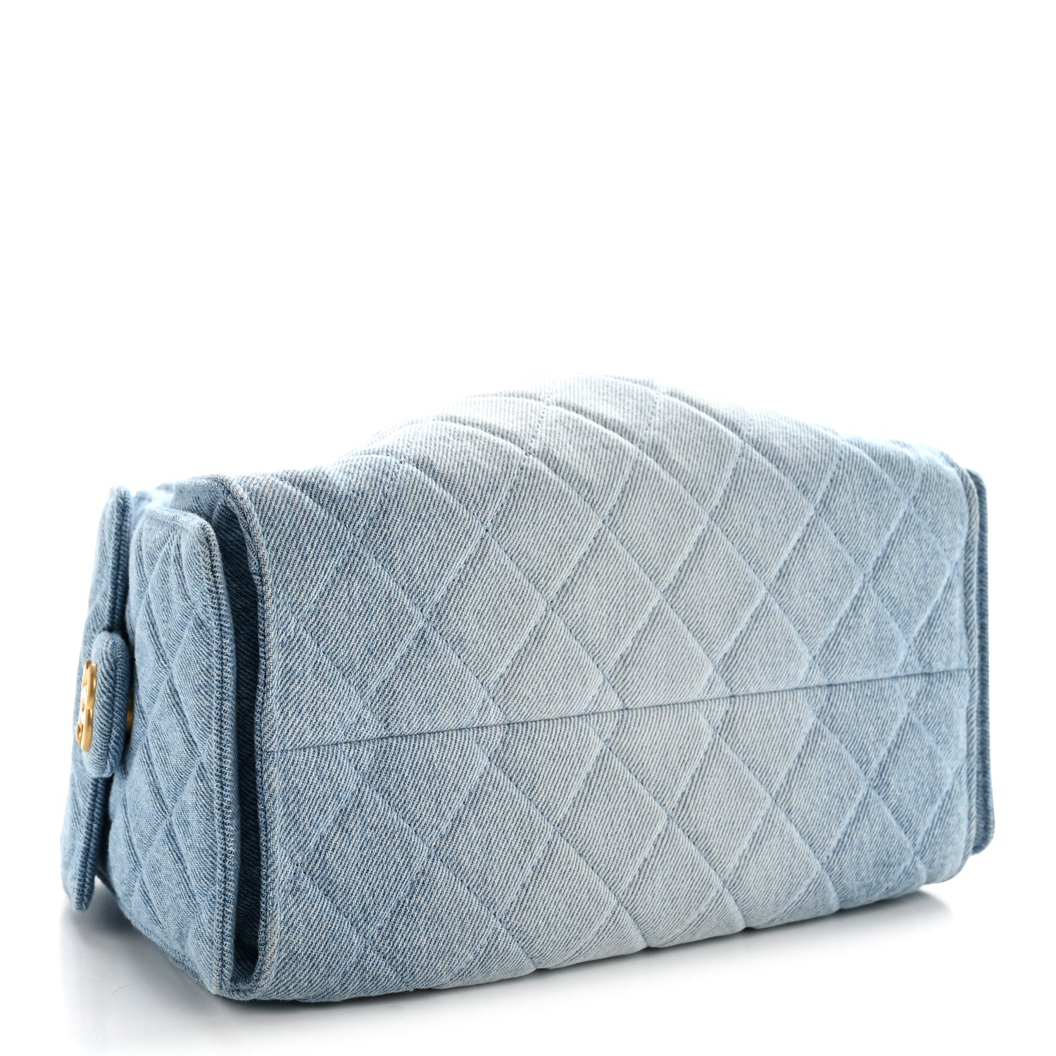 Chanel Washed Denim Quilted Small Chanel 25 Handbag Blue 4 of 10