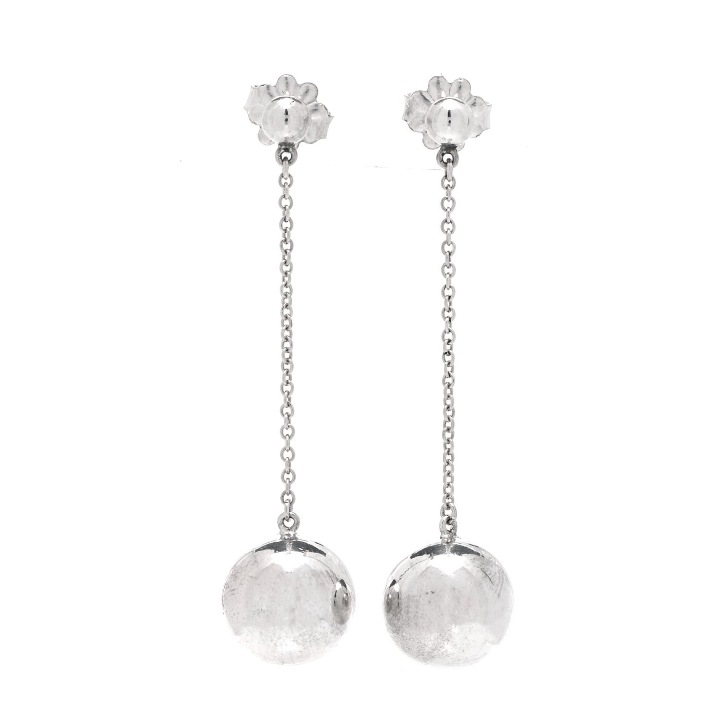 Sterling Silver 10mm HardWear Ball Drop Earrings